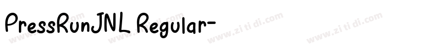 PressRunJNL Regular字体转换 PressRunJNL Regular字体转换